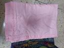 【京东快递】艾草驱蚊夏凉被 单双人可水洗机洗 不跑棉夏被 粉红色 70x100cm 实拍图