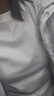 拇指白小T【李小冉三防T】二代长袖t恤男士春秋纯棉t恤女白小丅打底衫 三防-黑色女款 S 实拍图