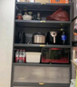 摩基厨房置物架落地置物柜收纳用具餐边橱柜微波炉多功能储物碗柜子 五层长60宽42高154【高级灰】 实拍图