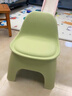 麦田儿童凳家用塑料小凳子客厅矮凳换鞋凳儿童靠背椅子浴室防滑洗澡凳 靠背护腰-绿色中号【加厚防滑 圆润边角】 实拍图