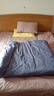 【随心搭】维他棉四件套 100%纯棉四件套 被套200x230cm 蓝+棕 实拍图