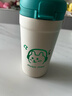 乐扣乐扣（LOCK&LOCK）翻盖小咖杯316保温保冷杯吸管直饮两用咖啡杯水杯子430ML绿色 实拍图