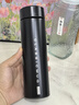 ihold智能保温杯不锈钢男女学生泡茶杯水杯子伴手礼品团购刻字定制logo 304保温加强配茶隔-黑色 实拍图
