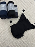 美标（MEIBIAO）100%纯棉袜子男长筒秋冬10A抗菌防臭抗起球除螨加厚款真新疆棉袜 实拍图