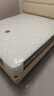 全友家居现代简约主卧床慕夕真皮储物床头层牛皮软包双人大床政府补贴 【高脚款 | 奶油米白】床+床头柜*1+床垫 1.8x2米 实拍图