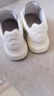 百思图春商场新款牛皮休闲小白鞋松糕厚底女运动板鞋ZWZA3AM4 白色 （女鞋） 37 实拍图