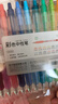 得力(deli)【热门商品】彩色按动中性笔 12色中性笔 0.5mm子弹头学生中性笔水笔签字笔 12支/盒SA502 实拍图
