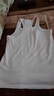 男士背心韩版休闲涤纶纯色夏季打底背心运动背心男士无袖T恤QY 白色 薄款【介意勿拍】 XL 实拍图