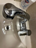 麟贝 出口德国电镀双孔抽拉式面盆冷热水龙头洗脸盆龙头可升降洗头 带冷热进水管 实拍图