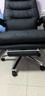 顾全C533家用老板椅舒适久坐办公椅电脑椅可躺工学椅子环保真皮座椅 黑色 超纤皮（160°可躺) 实拍图