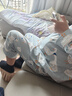 嫚熙（EMXEE）孕妇睡衣产后哺乳春秋季款月子服棉质家居服套装 嫚熙大鹅-两件套（不带哺乳口） M【适合90-115斤】 实拍图