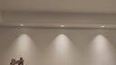 初识深杯防眩射灯嵌入式小山丘高端客厅无主灯吊顶全光谱护眼筒灯led 冰川白-40度射灯-孔径75mm 【升级10年质保】6W 3500K舒适光 实拍图