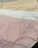 猫人女士内裤女纯棉底档抗菌无痕内裤甜美性感明筋莫兰迪色女内裤4条 豆沙粉/白色/灰色/肤色 4条 XL 建议120-140斤 实拍图