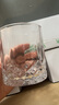 CLITON玻璃威士忌酒杯加厚雕花欧式烈酒杯洋酒杯家用水杯玻璃杯套装6只 实拍图