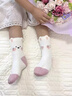 巴拉巴拉袜子夏季网眼袜薄款透气婴幼儿短袜防着凉提花五双装209225172202 实拍图