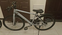 永久公路车自行车直把弯把山地车男女越野变速700C单车青少年竞速赛车 钢架 灰色 27速 燕把辐条轮 实拍图