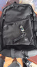 361°书包男双肩包大容量初高中生电脑包背包女大学生休闲通勤旅行包 黑色休闲款加大号【送闪电熊挂件】 实拍图