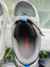 基诺浦宝宝学步鞋 春秋儿童时尚运动机能鞋 软底透气儿童男女童鞋GY1628 灰色/白色/黑色/绿色 29 185mm 适合脚长181-190mm 实拍图