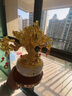 梦佳家画（MEJJHUA）发财树摆件高端领导办公室招财装饰搬新公司开业大吉厂房乔迁礼品 发财树（琉璃聚宝盆）中号 实拍图