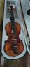 克莉丝蒂娜（Christina）小提琴专业考级演奏儿童初学者手工成人学生小提琴送琴盒琴弦肩托 V02仿古色 3/4身高140cm以上 实拍图