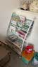 霓峰移动书架置物架落地多层简易家用书柜宝宝幼儿玩具收纳阅读绘本架 60cm-3层+2层收纳架+2收纳盒 实拍图