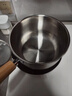 双枪316L不锈钢小奶锅辅食锅汤锅泡面蒸锅燃气电磁炉16cm 实拍图