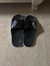 洁丽雅特大码男士外穿拖鞋夏季户外运动时尚防滑耐磨踩屎感凉拖鞋男款 黑色 44-45 (标准码) 实拍图