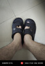 俞兆林（YUZHAOLIN）凉拖鞋男鞋轻便拖鞋沙滩鞋露趾凉鞋透气两穿 YU911 实拍图