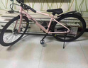 Jeep吉普公路自行车碟刹变速自行车男女学生公路车竞技代步车-RS730 RS730-直把-公主粉-铝合金 S码（适合身高150-170cm） 21速-初学者骑行(入门款) 实拍图