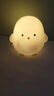 韩版可爱小鸡小夜灯卧室装饰品发光玩具幼儿园儿童生日分享小礼物 小鸡仔/白色 实拍图