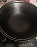 王源吉铁锅炒锅双耳苏锅王老式家用圆底无涂层手工龟纹大肚不粘炒锅42cm 实拍图
