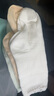 全棉时代儿童袜子7A抗菌婴幼儿宝宝纯棉中筒袜 咖蓝白 14-16cm 实拍图