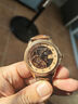 上海（SHANGHAI）手表礼物 国民系列镂空镶钻中性男士自动机械男表 SH5002R 玫金 实拍图