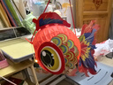 婚恋倾城灯笼元旦新年装饰春节儿童手工diy材料金鱼灯笼手提锦鲤花灯宫灯 实拍图