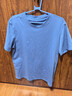 京东京造【10A抗菌】t恤男短袖t恤秋季男女白小T打底衫 薄雾蓝 XXL 实拍图