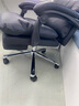 顾全老板椅可躺办公椅真皮家用工学椅午休转椅电脑椅子C533黑皮 实拍图
