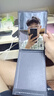 镜子化妆镜便携家用女随身小梳妆镜台式桌面折叠学生宿舍 大号爵士黑 实拍图