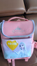 迪士尼（disney）书包小学生1-3年级减负护脊一体开合女孩儿童双肩包艾莎公主橙色 实拍图