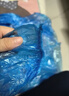 【加长专用防水鞋套】薄款一次性防雨鞋套男女防水防滑漂流防雨 4双 实拍图