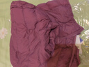 鸭鸭（YAYA）佟丽娅同款冬装连帽轻薄羽绒服女短款轻便薄款保暖新国标外套女款 格调紫色 2XL 175 实拍图