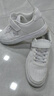 361°儿童四季板鞋男女童(3-12岁)百搭魔术贴滑板鞋小白鞋 银39 实拍图