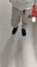 鸿星童品牌断码童鞋男童运动鞋皮面防水春秋季新款儿子女孩跑步鞋中大童 jjl-1876黑月皮面 33 实拍图