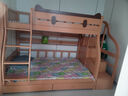 可颜上下铺床儿童床男孩女孩卡通高低床子母床双层床小户型实木上下床 双梯款 上床宽115  下床宽135 实拍图