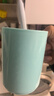 茶花 漱口杯 簌刷牙杯子马克杯 牙刷杯牙缸 洗漱杯水杯 1只装 蓝色 实拍图