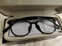 策视明赵今麦同款黑框眼镜近视女可配有度数大框显脸小素颜神器眼睛镜架 早八亮黑色 配薄1.61非球面镜片(0-600度) 实拍图
