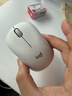 罗技（Logitech）M221 轻音鼠标 无线鼠标 办公鼠标 对称鼠标 带无线微型接收器 米白色 实拍图