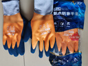 星宇防冻手套300#冬季劳保耐磨防滑毛圈拉绒加厚保暖耐低温工业工地工作木工建筑冷库防护手套 2双 桔色 FDZ001 【升级款更厚更防水】 L 实拍图