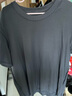 京东京造【10A抗菌】t恤男短袖t恤秋季男女白小T打底衫 深灰 XXXL 实拍图