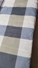 水洗棉床单单件学生宿舍非纯棉全棉单人加厚被单双人床单三件套 米棕格 230x220cm【适合1.8m床】【床单】 实拍图