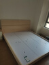全友家居 床原木风现代简约主卧室双人大床1.8x2米家用高脚板式床家具 实拍图